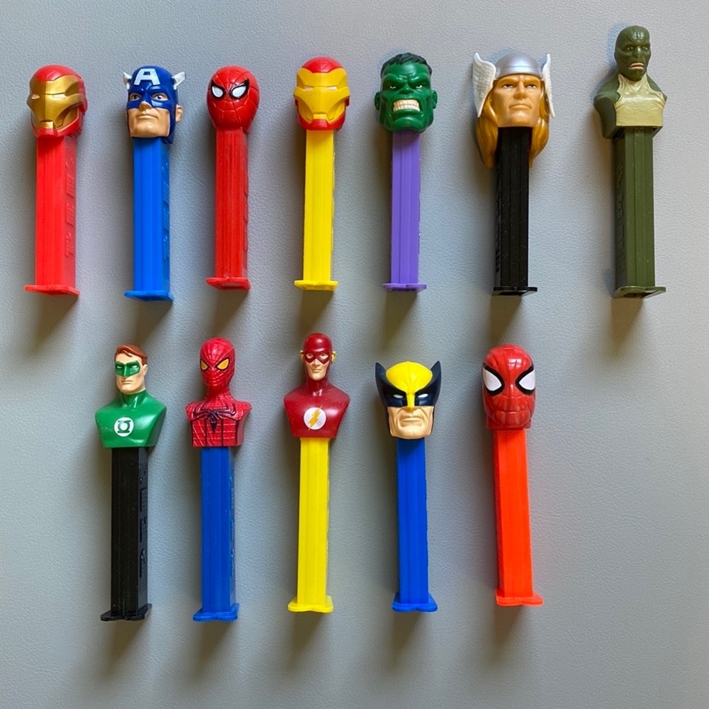 Lot of 83 Miscellaneous Pez Dispensers